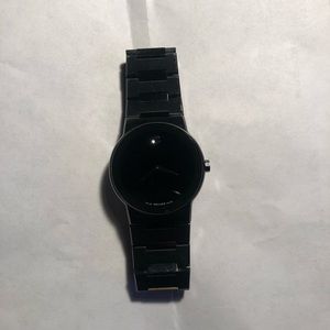 Black Movado Swiss made